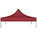 Tetto Per Tendone Per Feste 2x2 M Rosso Borgogna 270 G / m? - Foto miniatura 4