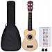 Set Ukulele Soprano con Borsa per Bambini Legno Naturale 21"" - Foto miniatura 2