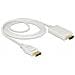 83818 cavo e adattatore video 2 m DisplayPort HDMI Bianco - Foto miniatura 2
