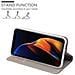 Custodia Compatibile Con Apple Iphone 13 Pro Max In Antracite Oro - Coperchio Protettiva Con Chiusura Magnetica, Funzione Stand E Tasca Per Le Carte - Foto miniatura 3