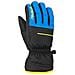 Guanti Sci Alan Junior - 5 Black-brilliant Blue-safety Yellow - Foto miniatura 1