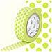 Nastro Adesivo Decorativo Con Punti - Verde Anice - 1,5 Cm X 7 M - Foto miniatura 1