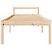 Letto per Anziani 75x190 cm Small Single Legno Massello di Pino - Foto miniatura 6