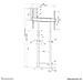 WL55-875WH1 Supporto a Parete Motorizzato per Schermi da 55 a 100" Colore Bianco - Foto miniatura 11