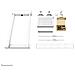 WL55-875WH1 Supporto a Parete Motorizzato per Schermi da 55 a 100" Colore Bianco - Foto miniatura 10