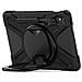 Cover Per Samsung Tab S9, S8 E S7 Antishock Manico Ruotabile Supporto Nera - Foto miniatura 3