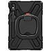 Cover Per Samsung Tab S9, S8 E S7 Antishock Manico Ruotabile Supporto Nera - Foto miniatura 1