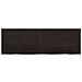 Piano Bagno Marrone Scuro 160x50x (2-4) cm Legno Trattato - Foto miniatura 8