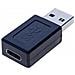 A USB A USB C Nero - Foto miniatura 1