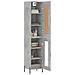 Credenza Grigio Cemento 34,5x34x180 Cm In Legno Multistrato - Foto miniatura 3