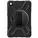 Cover Anti-urto Per Galaxy Tab A9 Plus Cavalletto E Manico Ruotabile, Nero - Foto miniatura 3