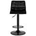 Set 2 Sgabelli Alti Middelfart - Nero - Velluto - 43x43x108 Cm - Foto miniatura 2