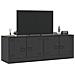 Mobili TV 2 pz Neri 67x39x44 cm in Acciaio - Foto miniatura 10