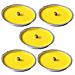 5 Candele Citronella Fiaccola In Alluminio Anti Zanzare Profumo Ambiente 15 Cm - Foto miniatura 1