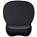 Mouse Pad Ergonomico Con Supporto Polso, Superficie Liscia E Base Antiscivolo Black - Foto miniatura 3