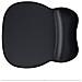 Mouse Pad Ergonomico Con Supporto Polso, Superficie Liscia E Base Antiscivolo Black - Foto miniatura 5