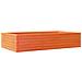 Fioriera Giardino Marrone Cera 110x60x23 Cm Legno Massello Pino - Foto miniatura 2