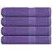 Asciugamani Per Sauna 4 Pz Viola 80x200cm 360g/m 100% Cotone - Foto miniatura 1