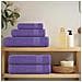 Asciugamani Per Sauna 4 Pz Viola 80x200cm 360g/m 100% Cotone - Foto miniatura 3