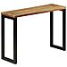 Tavolo Consolle 110x35x75 Cm In Legno Massello Di Recupero - Foto miniatura 1