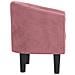 Poltrona Cabriolet Rosa in Velluto - Foto miniatura 4