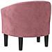 Poltrona Cabriolet Rosa in Velluto - Foto miniatura 5