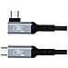 Cavo Dati Usb4 240w Ad Angolo Retto: Ricarica Rapida, Trasferimento Dati 40gbps, Supporto 8k  1m - Foto miniatura 3