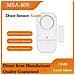 Allarme Magnetico Wireless Per Porta E Finestra - Bianco, Sistema Antifurto Per La Sicurezza Domestica - Foto miniatura 3