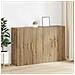 Armadi da Muro 2 pcs rovere artigianale 69.5 x 34 x 90 cm - Foto miniatura 4