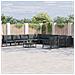 Set Divano da Giardino 12 pcs Antracite Acciaio - Foto miniatura 2