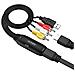 Convertitore Av A Hdmi - Adattatore Av2hdmi Con Cavo A 2 Estremità, Connettore Femmina Per Connettività Avanzata - Foto miniatura 4