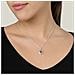 Collana Con Catena In Resina Color Smeraldo Placcata Argento - Foto miniatura 4