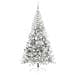 Albero di Natale artificiale con luci integrate Argento 210 cm - Foto miniatura 3