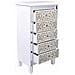 Cassettiera In Legno E Vetro Con 5 Cassetti 48x30x89 - Foto miniatura 5