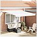 Tenda Retrattile Bianco 300 x 250 cm Poliestere e Metallo - Foto miniatura 2