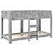 Letto a Castello per Bambini Grigio cemento 100 x 200 cm - Foto miniatura 4