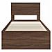 Struttura del letto con testiera Rovere Marrone 75 x 190 cm - Foto miniatura 7