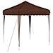 Tenda per feste a pop-up 195 x 195 x 245 cm Marrone - Foto miniatura 1