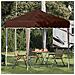 Tenda per feste a pop-up 195 x 195 x 245 cm Marrone - Foto miniatura 2