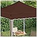 Tenda per feste a pop-up 195 x 195 x 245 cm Marrone - Foto miniatura 4