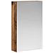 Mobiletto per specchio da bagno Legno vecchio 30 x 10,5 x 50 cm - Foto miniatura 1
