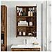 Mobiletto per specchio da bagno Legno vecchio 30 x 10,5 x 50 cm - Foto miniatura 2