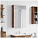 Mobiletto per specchio da bagno Legno vecchio 30 x 10,5 x 50 cm - Foto miniatura 4