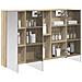 Mobiletto per specchio da bagno con lo scaffale Rovere Sonoma - Foto miniatura 3