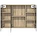 Mobiletto per specchio da bagno con lo scaffale Rovere Sonoma - Foto miniatura 6