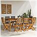 Sedie Bistro da Giardino 8 pcs Grigio Scuro 38 x 46 x 85 cm - Foto miniatura 3