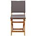 Sedie Bistro da Giardino 8 pcs Grigio Scuro 38 x 46 x 85 cm - Foto miniatura 6