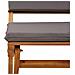 Sedie Bistro da Giardino 8 pcs Grigio Scuro 38 x 46 x 85 cm - Foto miniatura 9