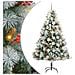 Albero di Natale artificiale Verde e bianco 240 cm - Foto miniatura 1