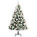 Albero di Natale artificiale Verde e bianco 240 cm - Foto miniatura 3